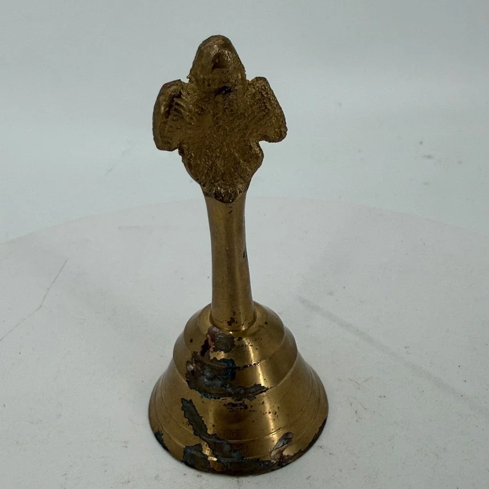 Vintage Brass Bell-England Find-Possibly a brass Garuda hand bell-Hindu